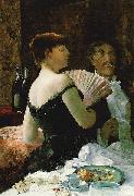 Ralph Curtis James McNeill Whistler at a Party France oil painting artist